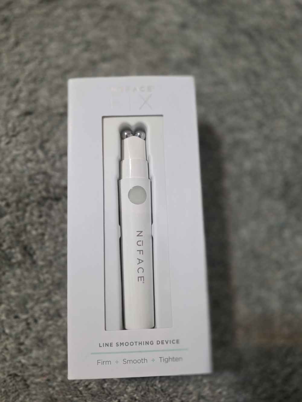 NuFace Fix Facial Smoothing Device - White with Light Blue Accents